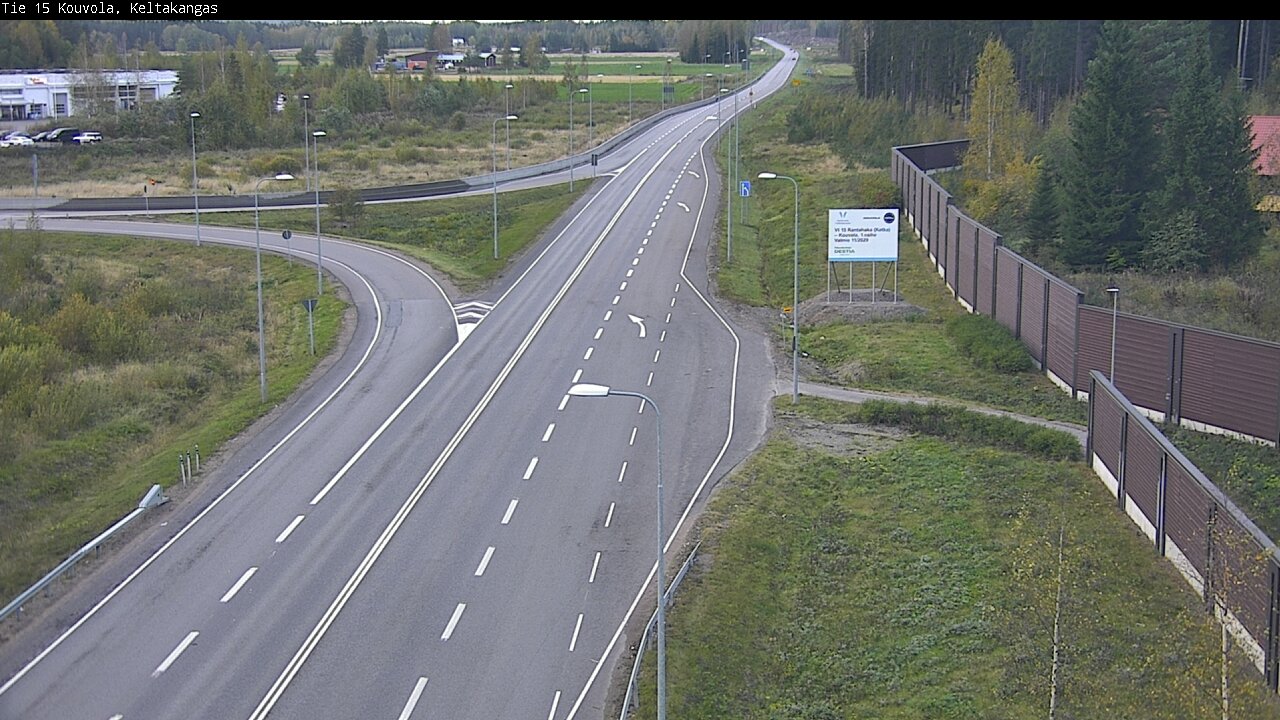 Weather Camera Image Road 15 Kouvola, Keltakangas, Kouvola, Kymenlaakso