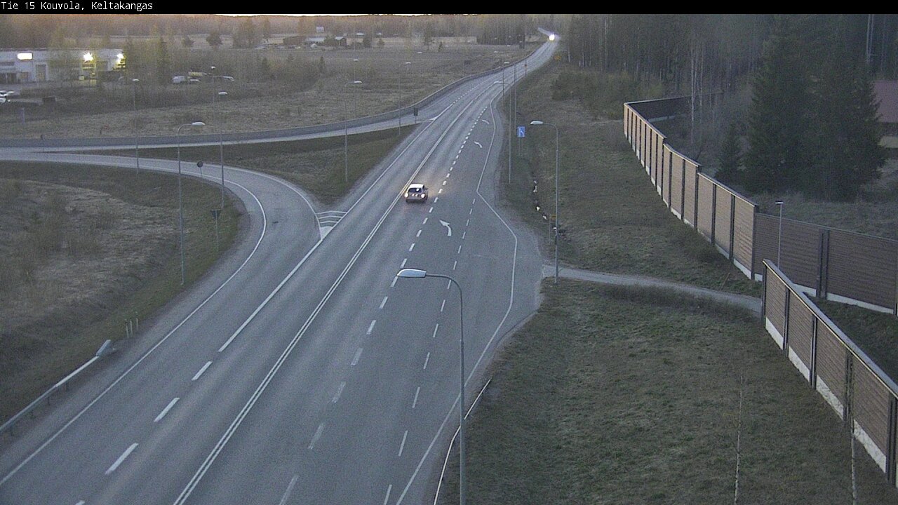 Weather Camera Image Väg 15 Kouvola, Keltakangas, Kouvola, Kymenlaakso