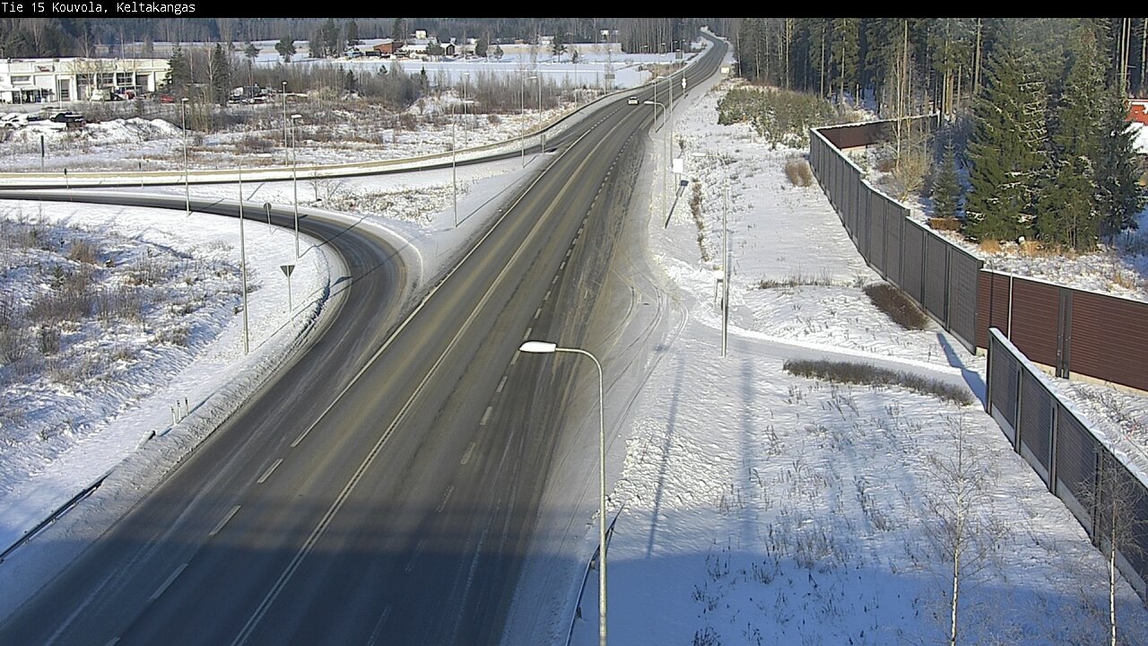 Weather Camera Image Väg 15 Kouvola, Keltakangas, Kouvola, Kymenlaakso