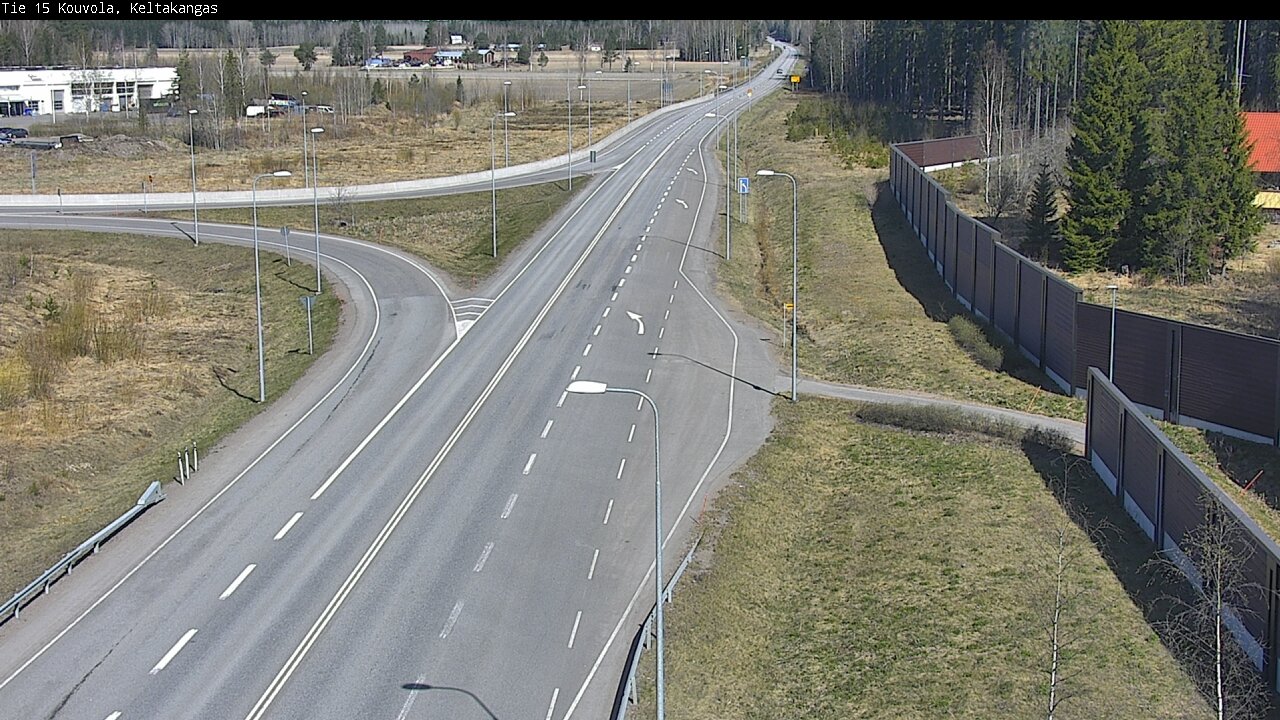 Weather Camera Image Väg 15 Kouvola, Keltakangas, Kouvola, Kymenlaakso