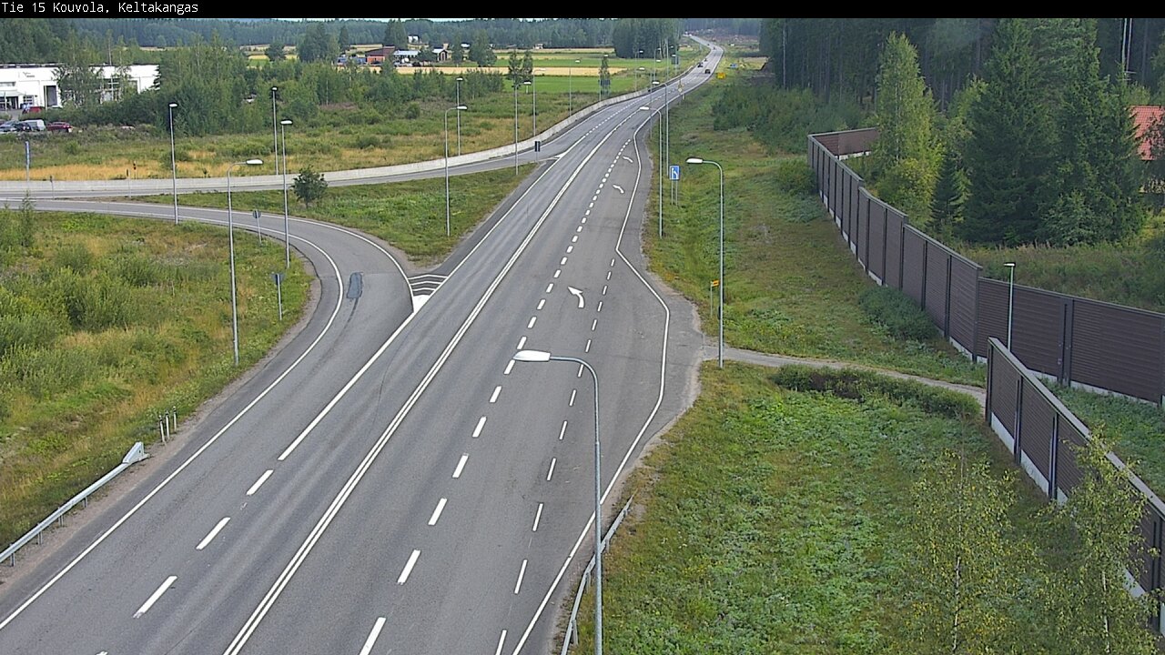 Weather Camera Image Road 15 Kouvola, Keltakangas, Kouvola, Kymenlaakso
