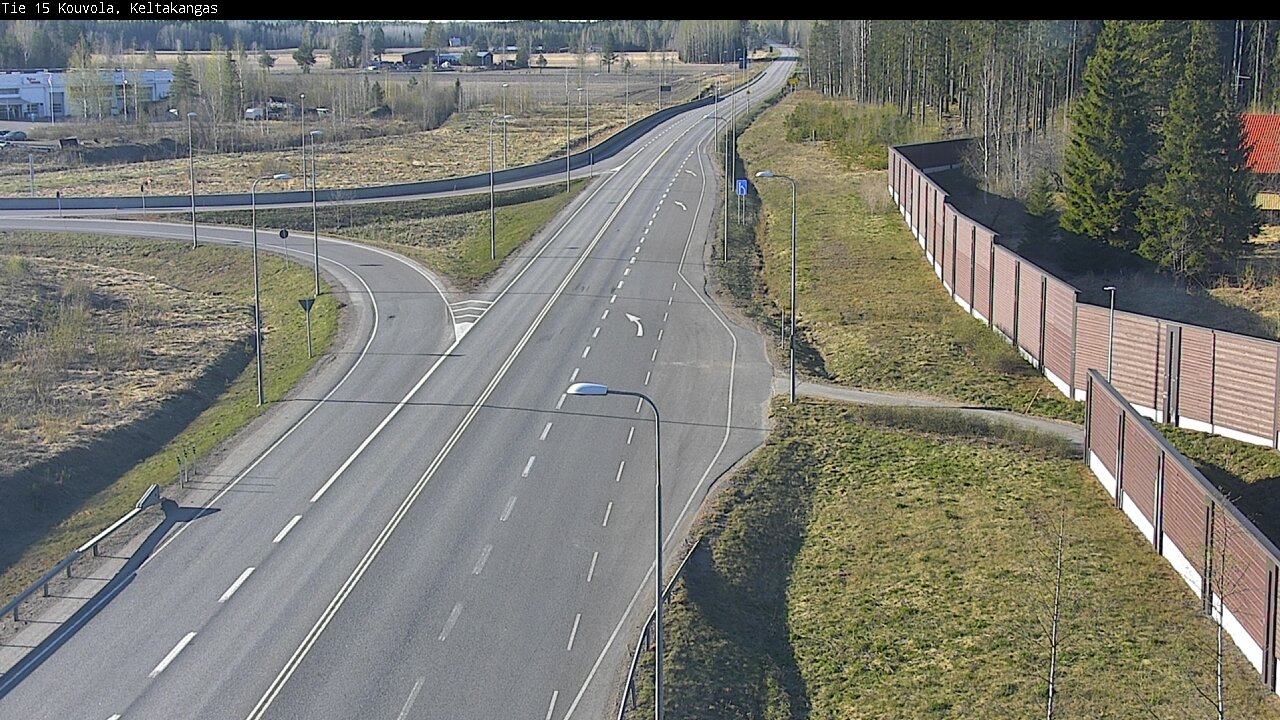 Weather Camera Image Väg 15 Kouvola, Keltakangas, Kouvola, Kymenlaakso