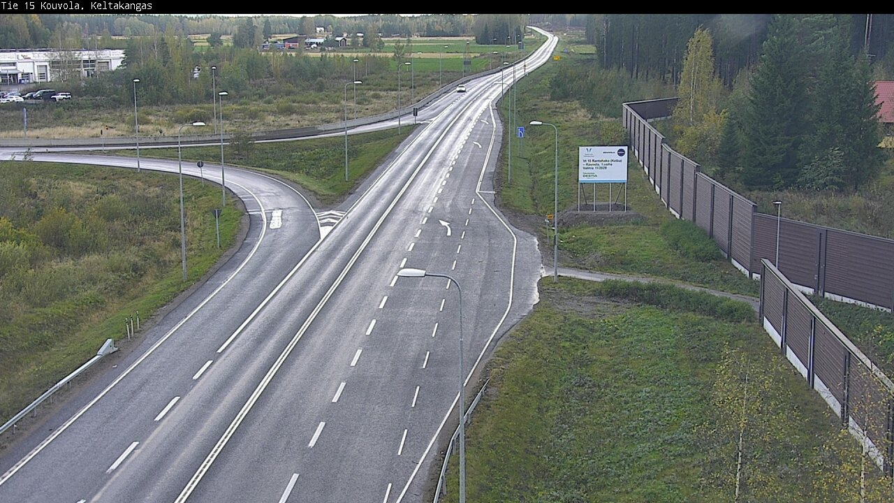 Weather Camera Image Road 15 Kouvola, Keltakangas, Kouvola, Kymenlaakso
