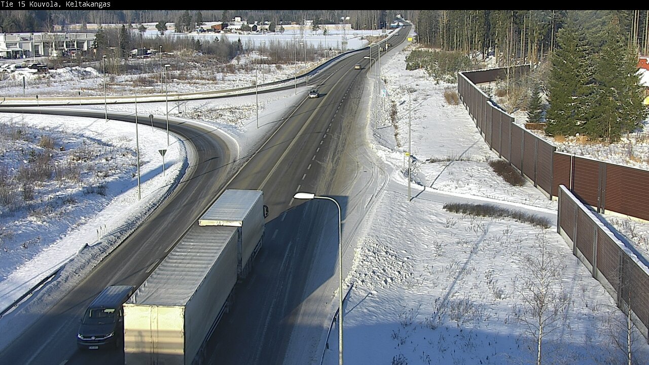 Weather Camera Image Road 15 Kouvola, Keltakangas, Kouvola, Kymenlaakso