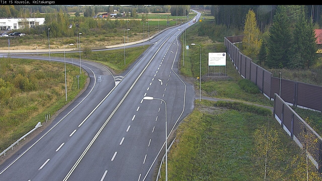 Weather Camera Image Road 15 Kouvola, Keltakangas, Kouvola, Kymenlaakso