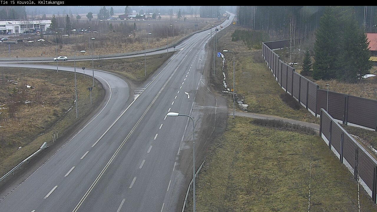 Weather Camera Image Väg 15 Kouvola, Keltakangas, Kouvola, Kymenlaakso