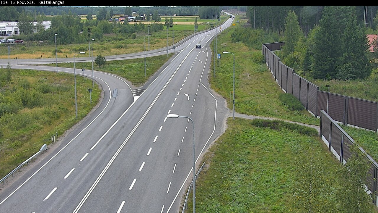 Weather Camera Image Väg 15 Kouvola, Keltakangas, Kouvola, Kymenlaakso