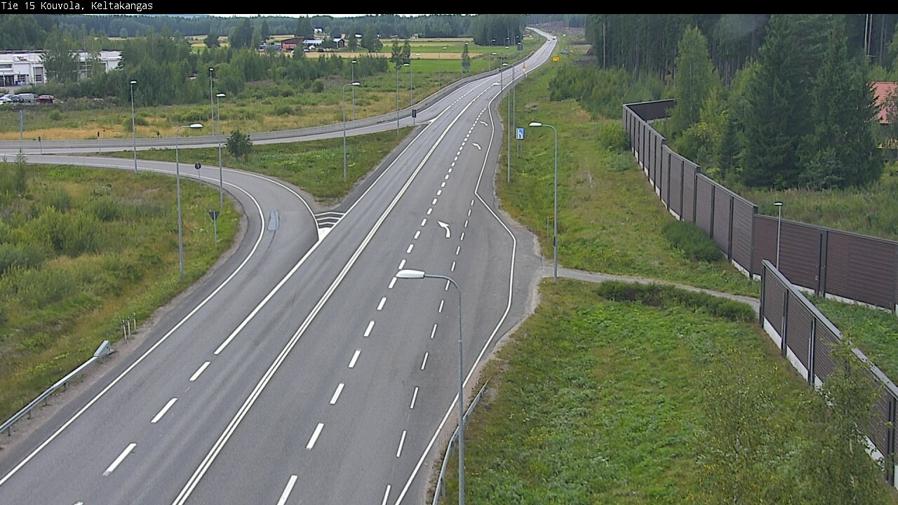 Weather Camera Image Road 15 Kouvola, Keltakangas, Kouvola, Kymenlaakso