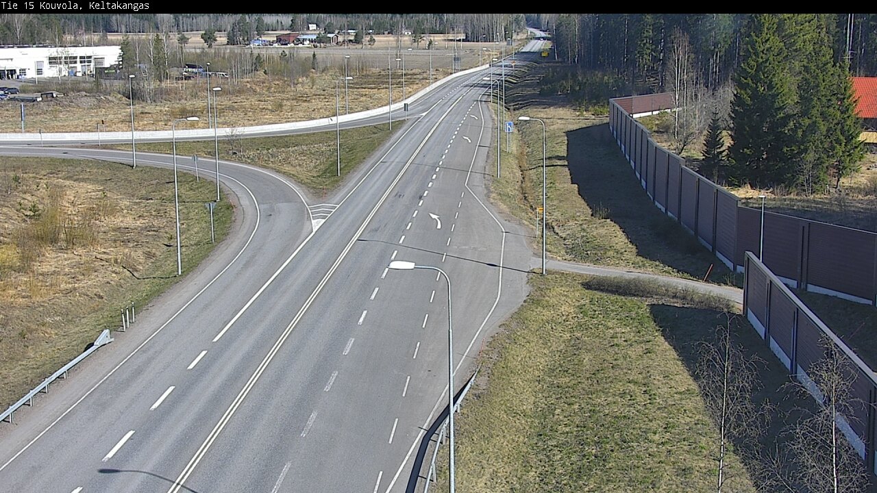 Weather Camera Image Väg 15 Kouvola, Keltakangas, Kouvola, Kymenlaakso