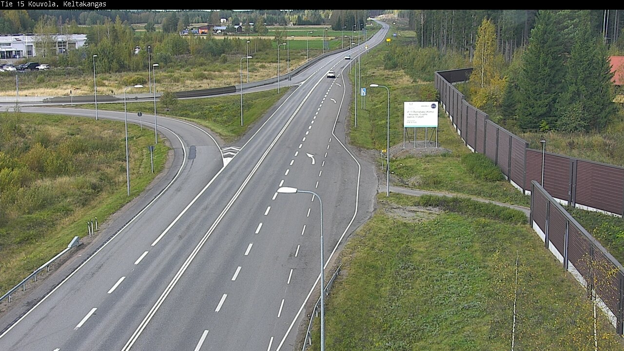 Weather Camera Image Road 15 Kouvola, Keltakangas, Kouvola, Kymenlaakso