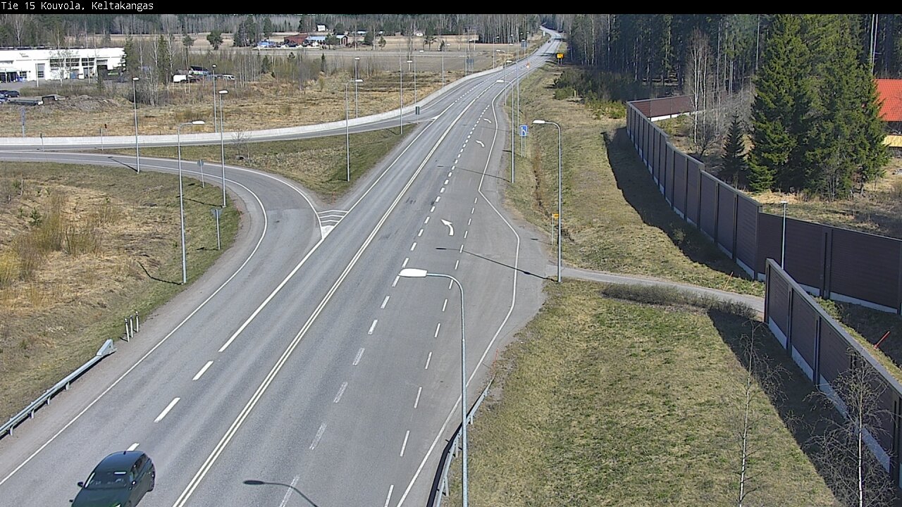 Weather Camera Image Väg 15 Kouvola, Keltakangas, Kouvola, Kymenlaakso