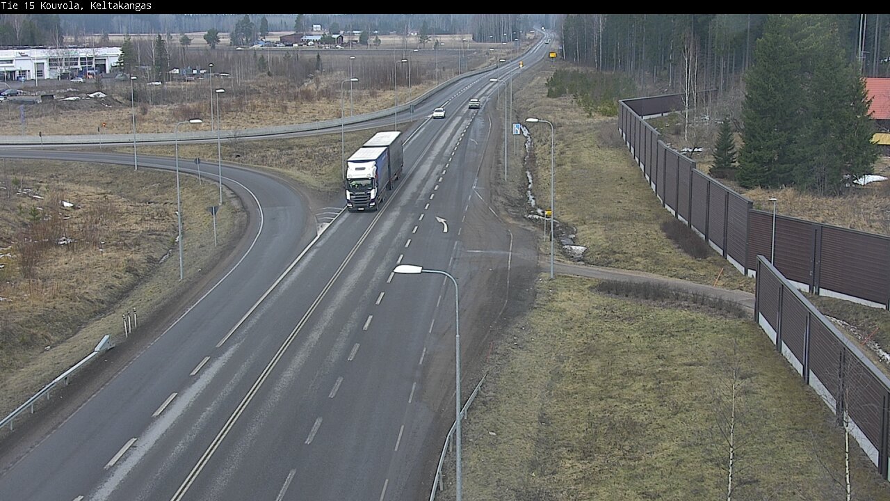 Weather Camera Image Väg 15 Kouvola, Keltakangas, Kouvola, Kymenlaakso