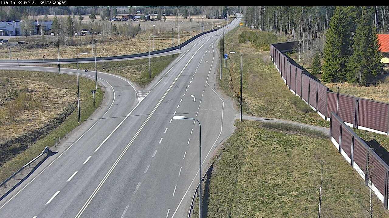 Weather Camera Image Väg 15 Kouvola, Keltakangas, Kouvola, Kymenlaakso