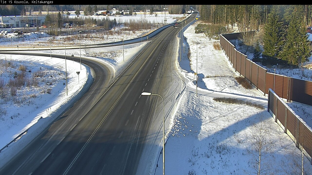 Weather Camera Image Road 15 Kouvola, Keltakangas, Kouvola, Kymenlaakso