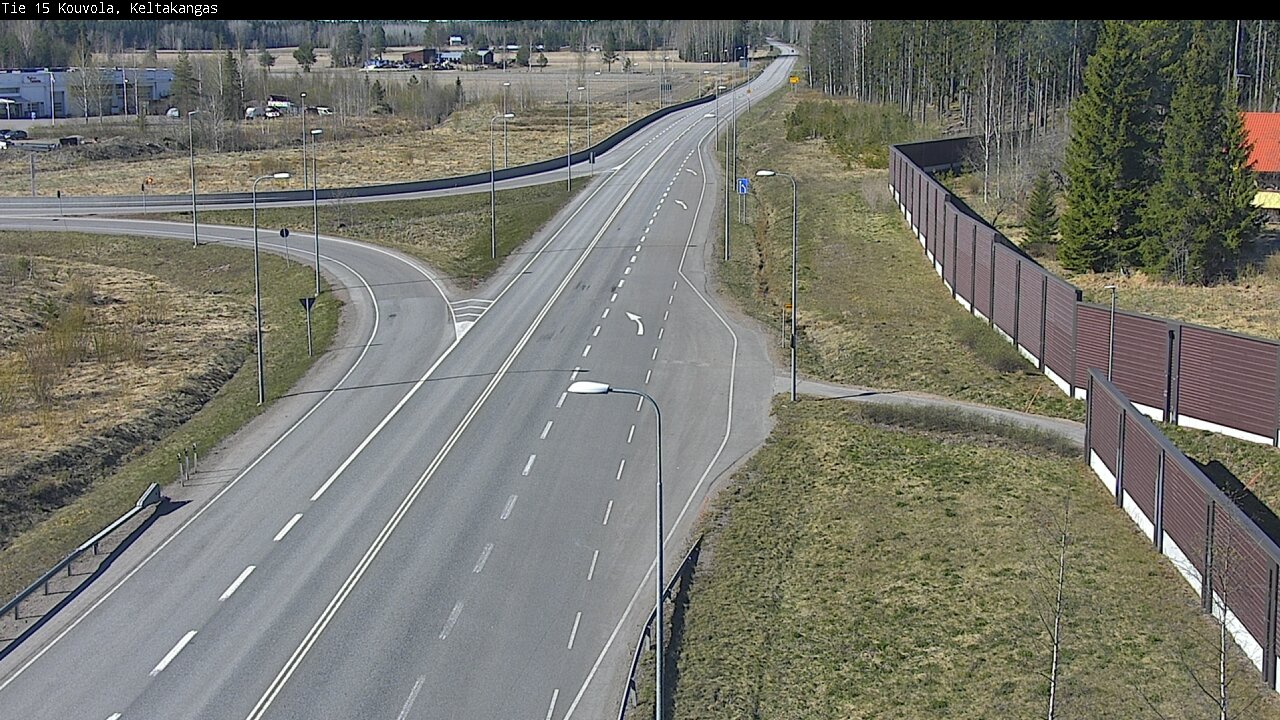 Weather Camera Image Väg 15 Kouvola, Keltakangas, Kouvola, Kymenlaakso