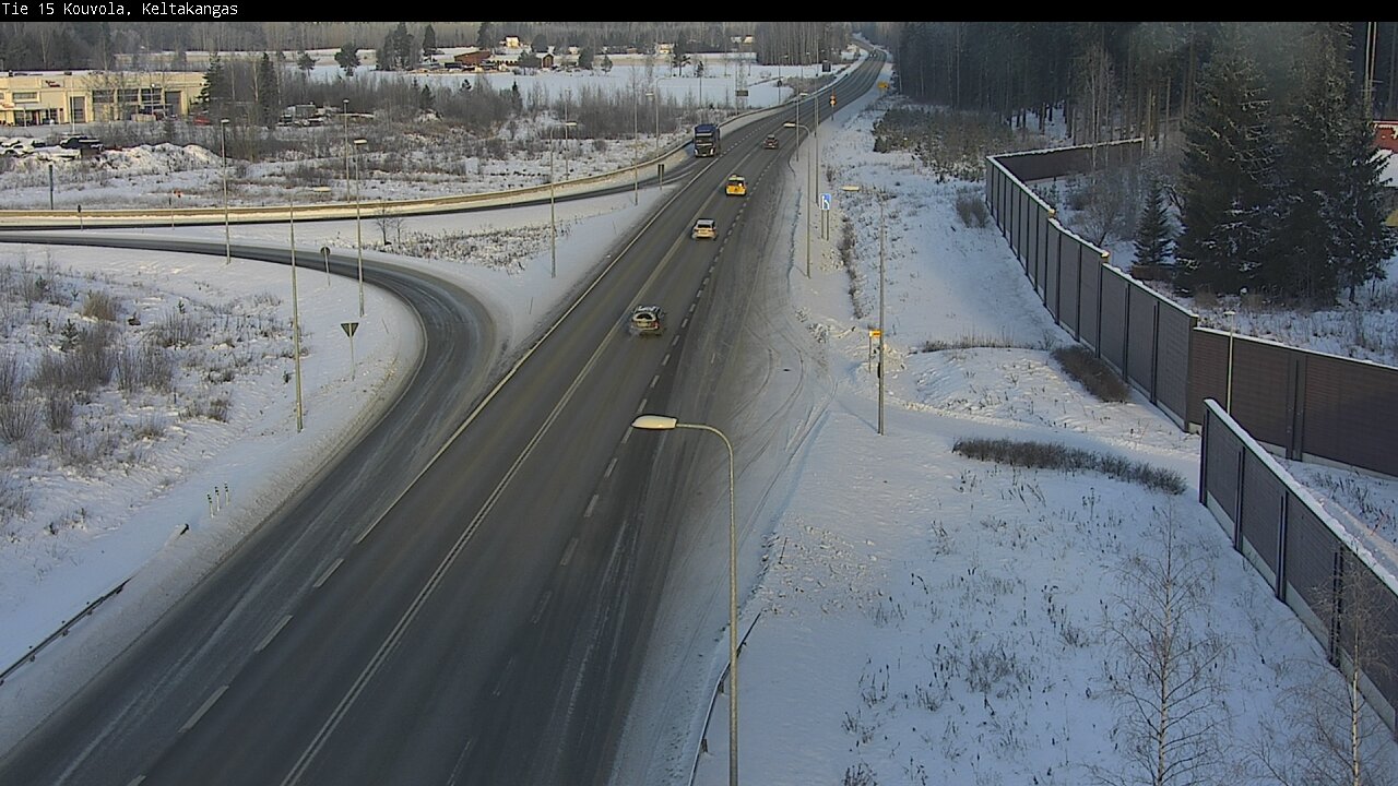 Weather Camera Image Väg 15 Kouvola, Keltakangas, Kouvola, Kymenlaakso