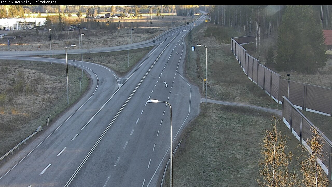 Weather Camera Image Väg 15 Kouvola, Keltakangas, Kouvola, Kymenlaakso