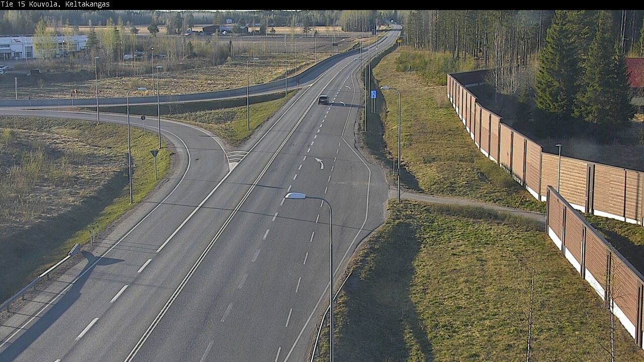 Weather Camera Image Väg 15 Kouvola, Keltakangas, Kouvola, Kymenlaakso
