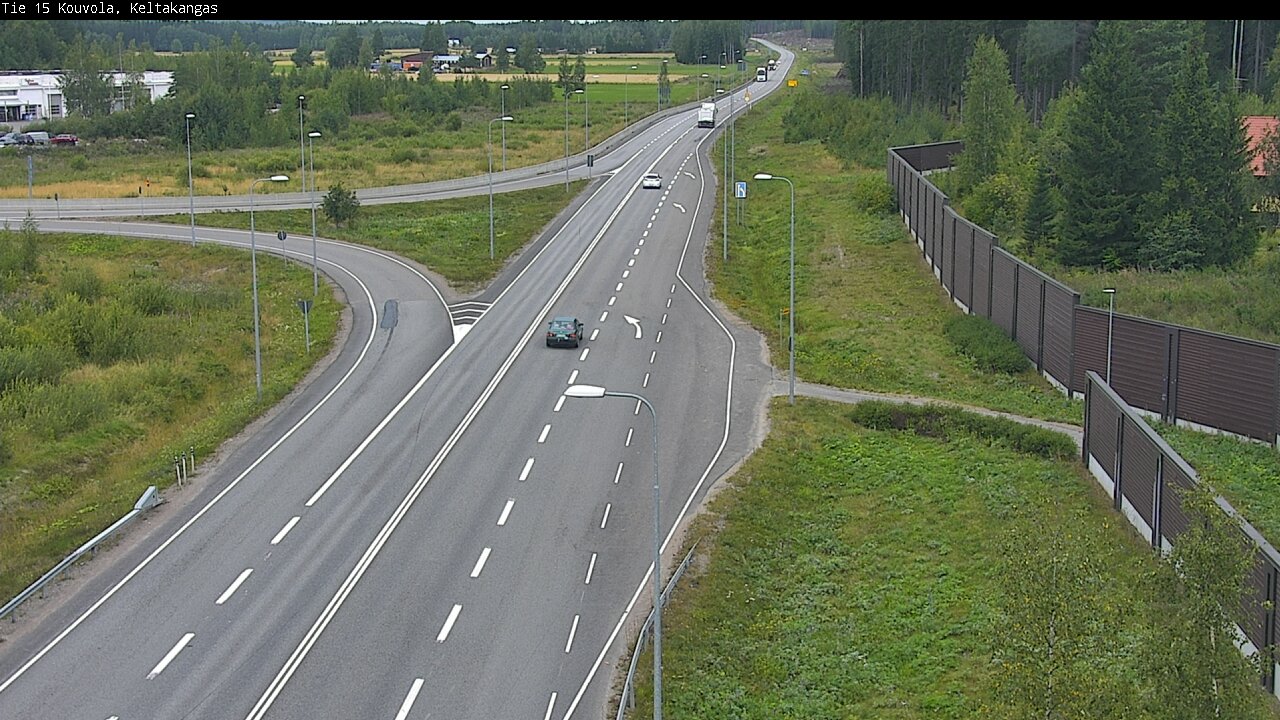 Weather Camera Image Väg 15 Kouvola, Keltakangas, Kouvola, Kymenlaakso