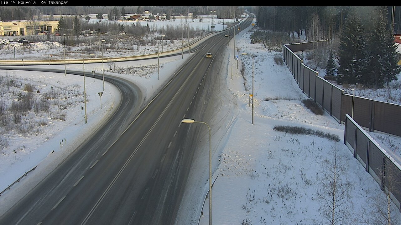 Weather Camera Image Väg 15 Kouvola, Keltakangas, Kouvola, Kymenlaakso