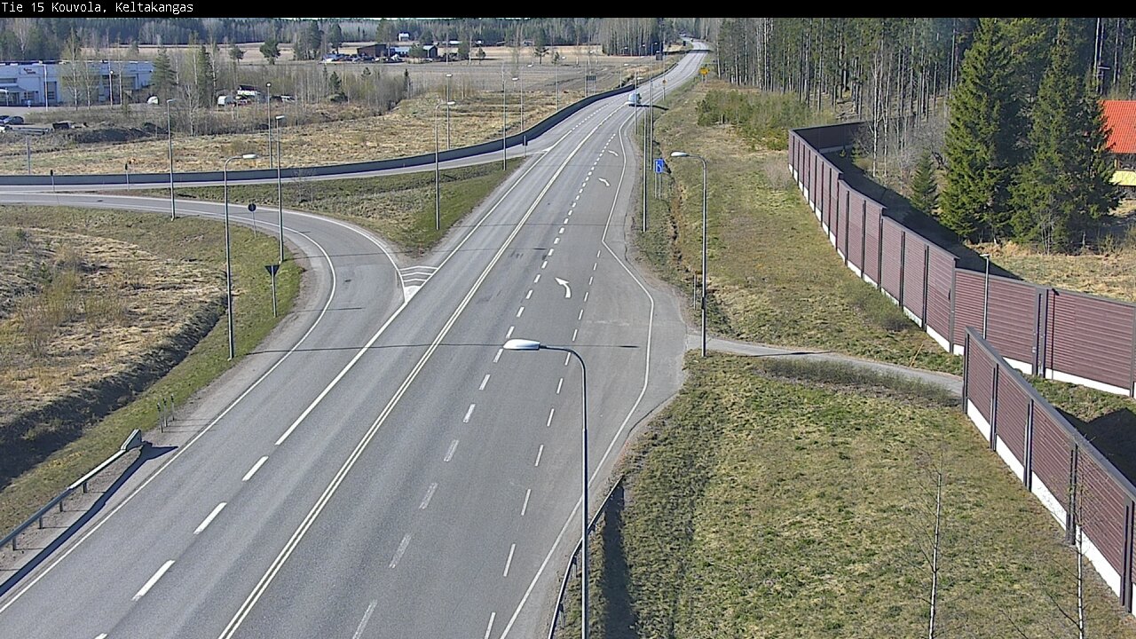 Weather Camera Image Väg 15 Kouvola, Keltakangas, Kouvola, Kymenlaakso