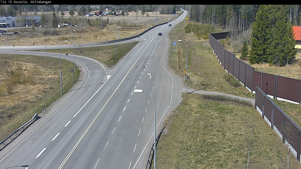 Weather Camera Image Väg 15 Kouvola, Keltakangas, Kouvola, Kymenlaakso