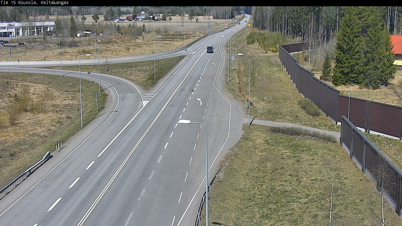 Weather Camera Image Väg 15 Kouvola, Keltakangas, Kouvola, Kymenlaakso