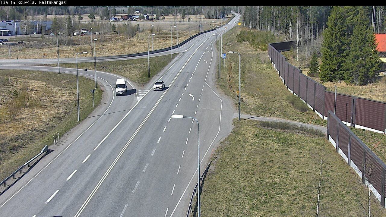 Weather Camera Image Väg 15 Kouvola, Keltakangas, Kouvola, Kymenlaakso