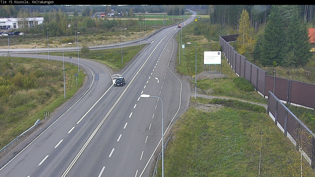 Weather Camera Image Road 15 Kouvola, Keltakangas, Kouvola, Kymenlaakso