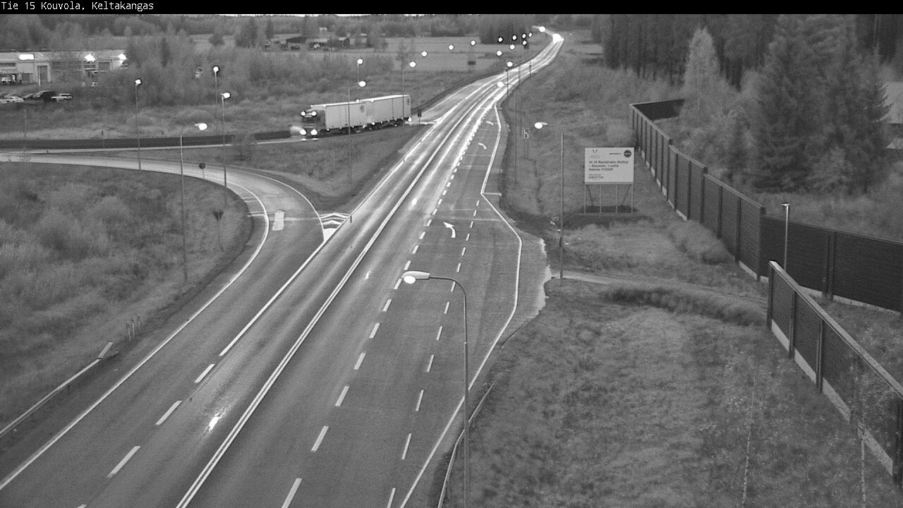 Weather Camera Image Road 15 Kouvola, Keltakangas, Kouvola, Kymenlaakso