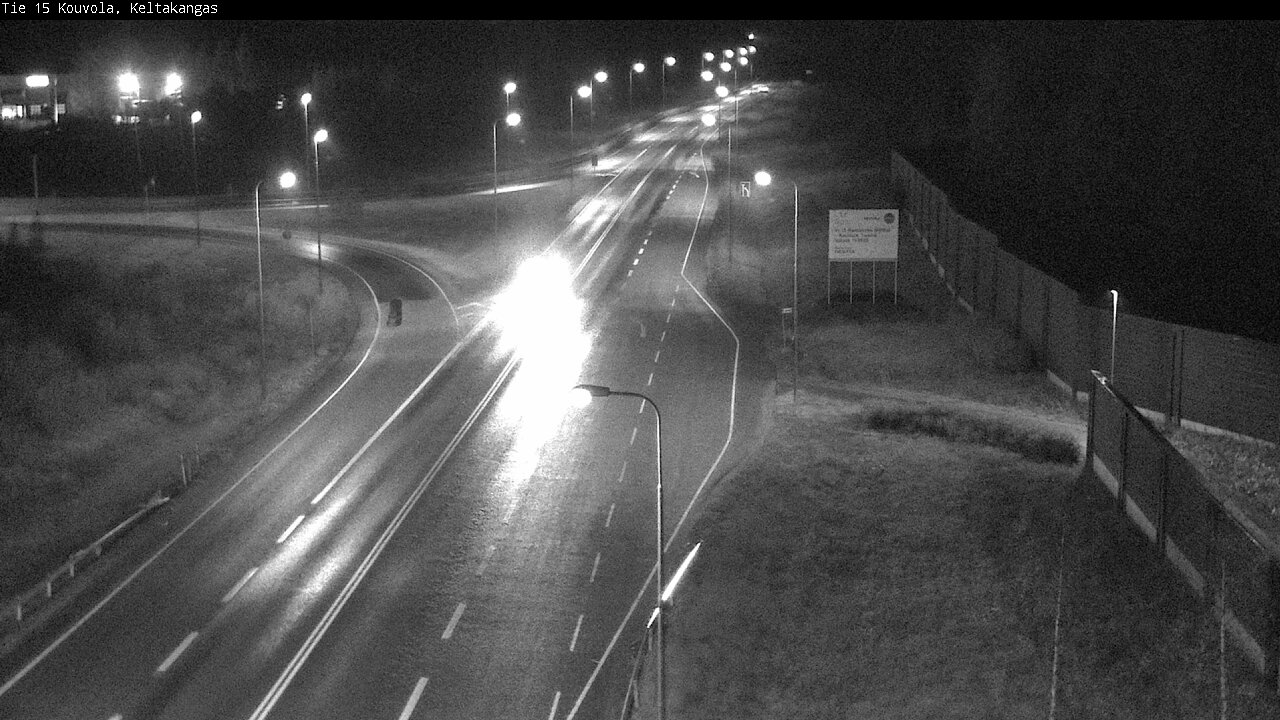 Weather Camera Image Road 15 Kouvola, Keltakangas, Kouvola, Kymenlaakso