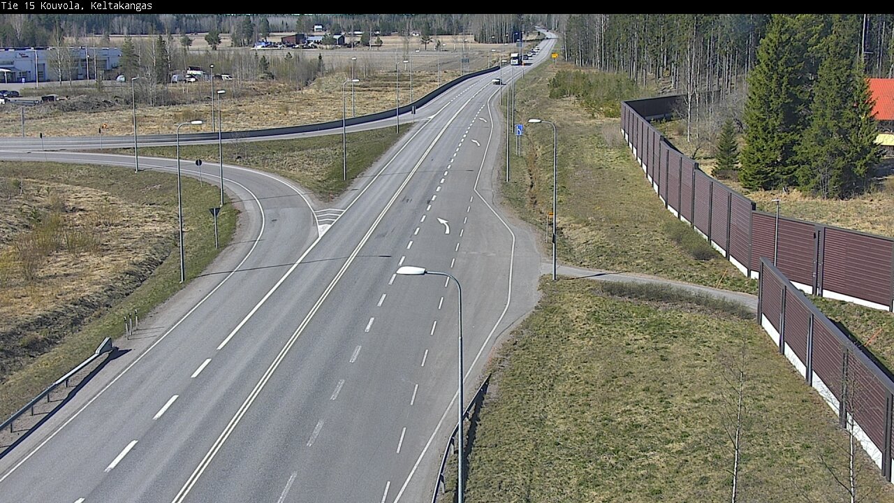 Weather Camera Image Väg 15 Kouvola, Keltakangas, Kouvola, Kymenlaakso
