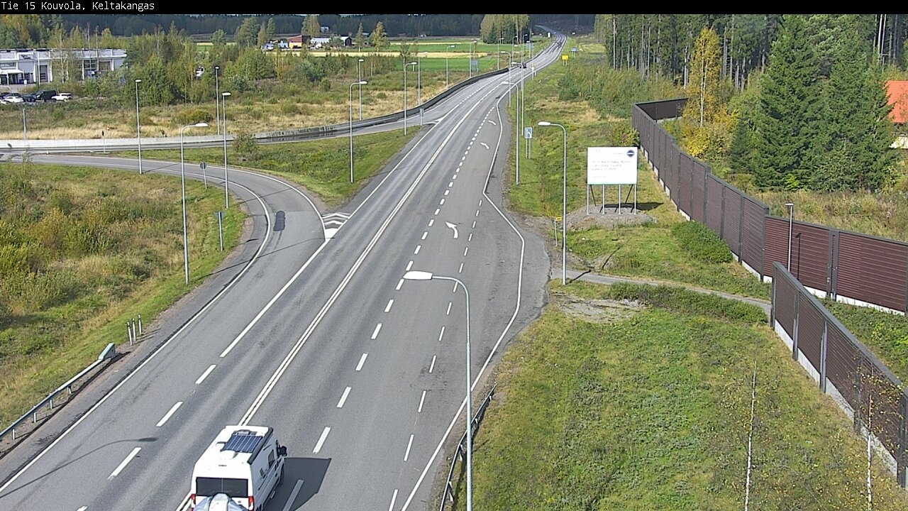 Weather Camera Image Road 15 Kouvola, Keltakangas, Kouvola, Kymenlaakso