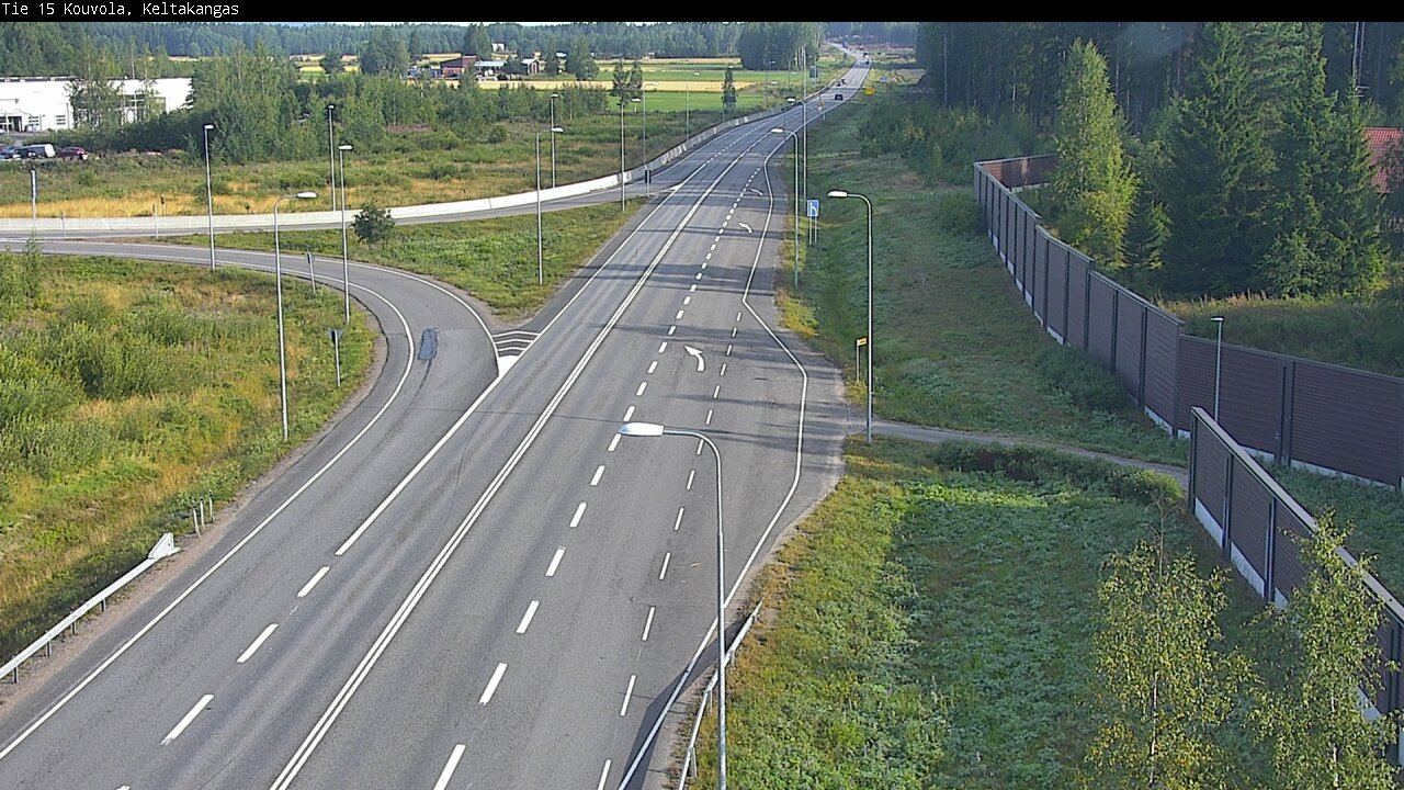 Weather Camera Image Road 15 Kouvola, Keltakangas, Kouvola, Kymenlaakso