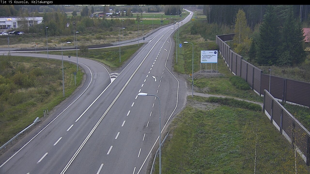 Weather Camera Image Road 15 Kouvola, Keltakangas, Kouvola, Kymenlaakso