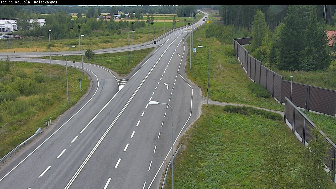 Weather Camera Image Road 15 Kouvola, Keltakangas, Kouvola, Kymenlaakso