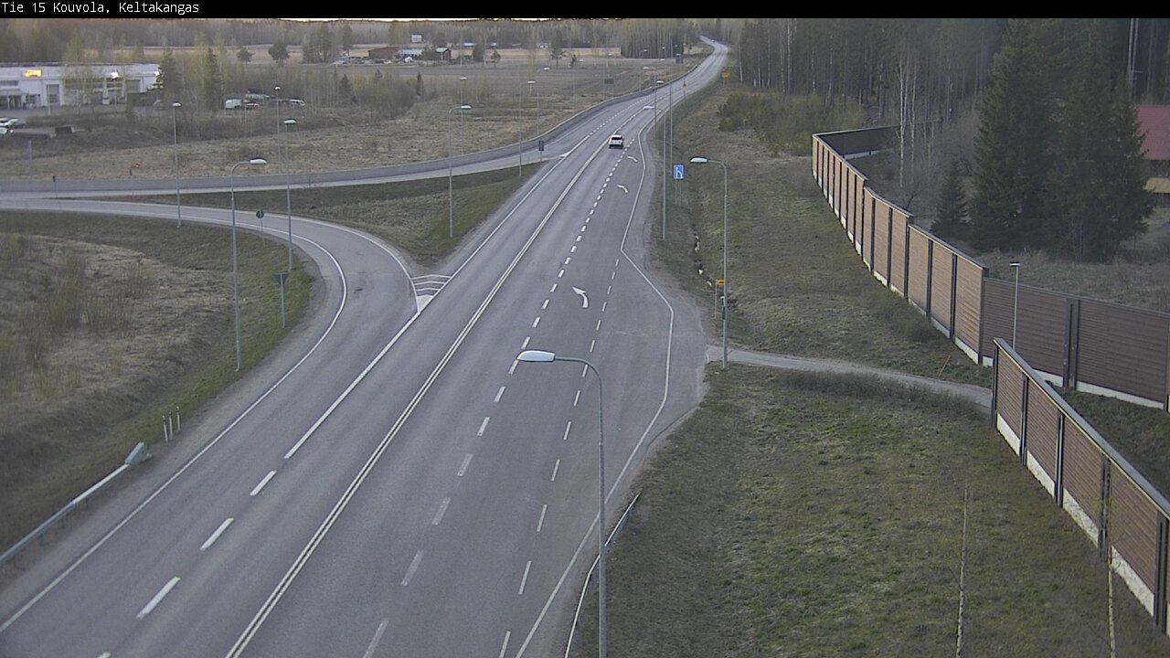 Weather Camera Image Väg 15 Kouvola, Keltakangas, Kouvola, Kymenlaakso
