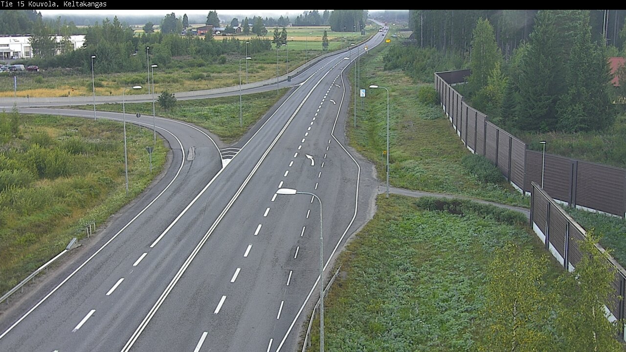Weather Camera Image Road 15 Kouvola, Keltakangas, Kouvola, Kymenlaakso