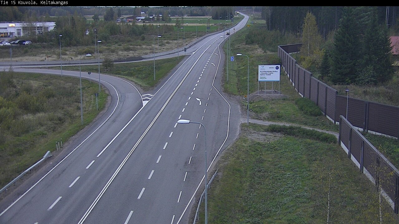 Weather Camera Image Road 15 Kouvola, Keltakangas, Kouvola, Kymenlaakso
