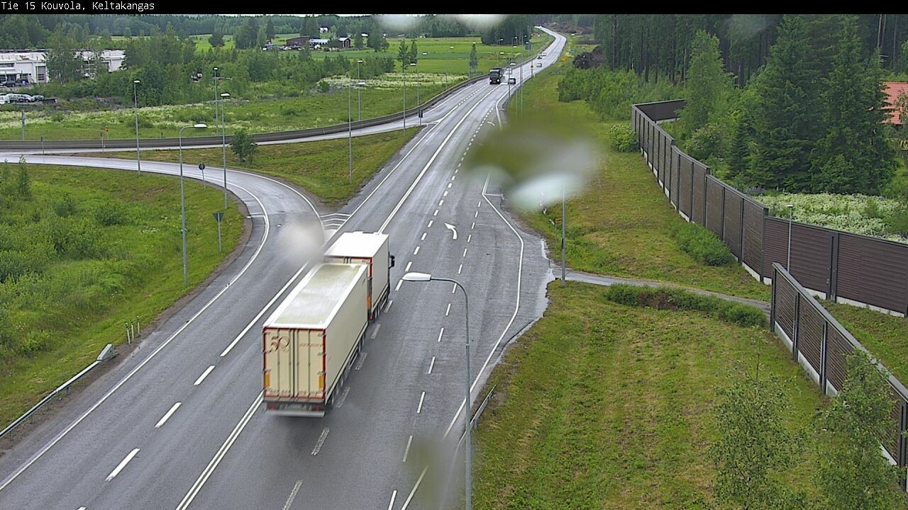 Weather Camera Image Väg 15 Kouvola, Keltakangas, Kouvola, Kymenlaakso
