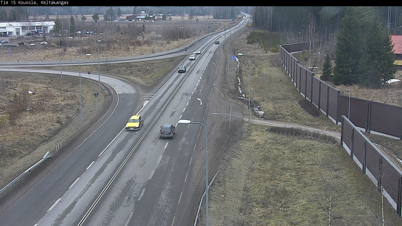 Weather Camera Image Väg 15 Kouvola, Keltakangas, Kouvola, Kymenlaakso