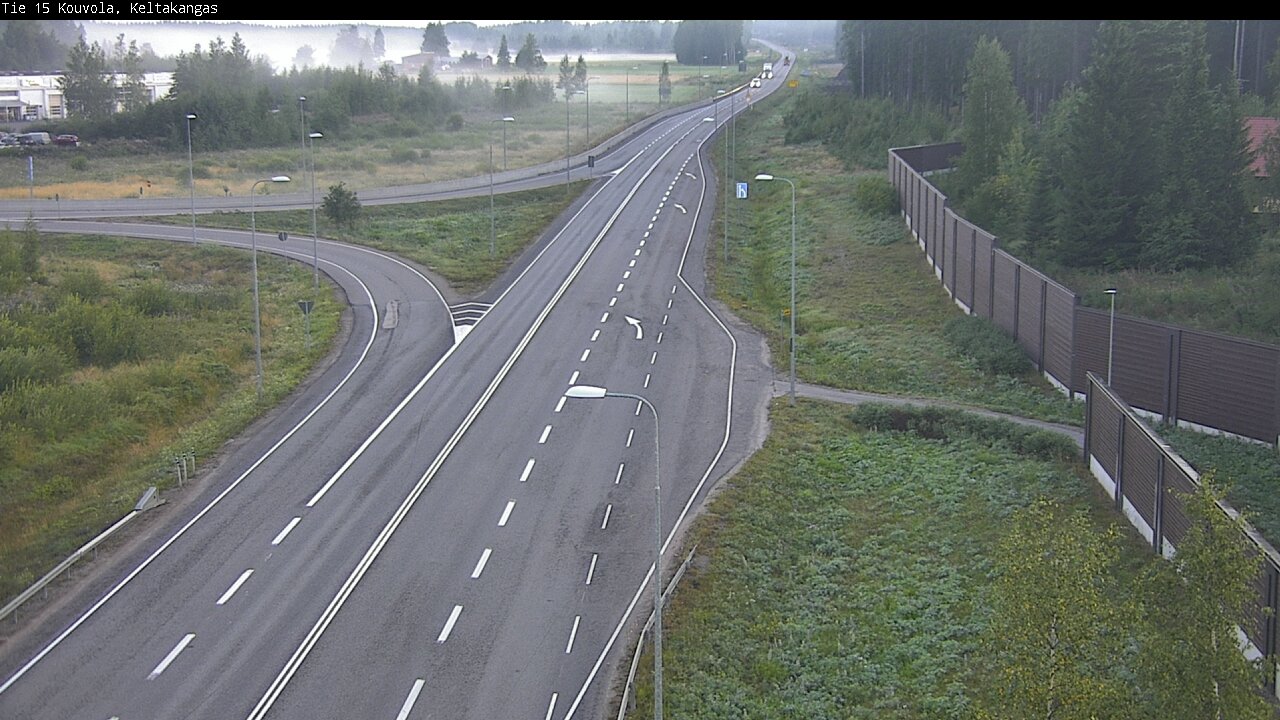 Weather Camera Image Väg 15 Kouvola, Keltakangas, Kouvola, Kymenlaakso