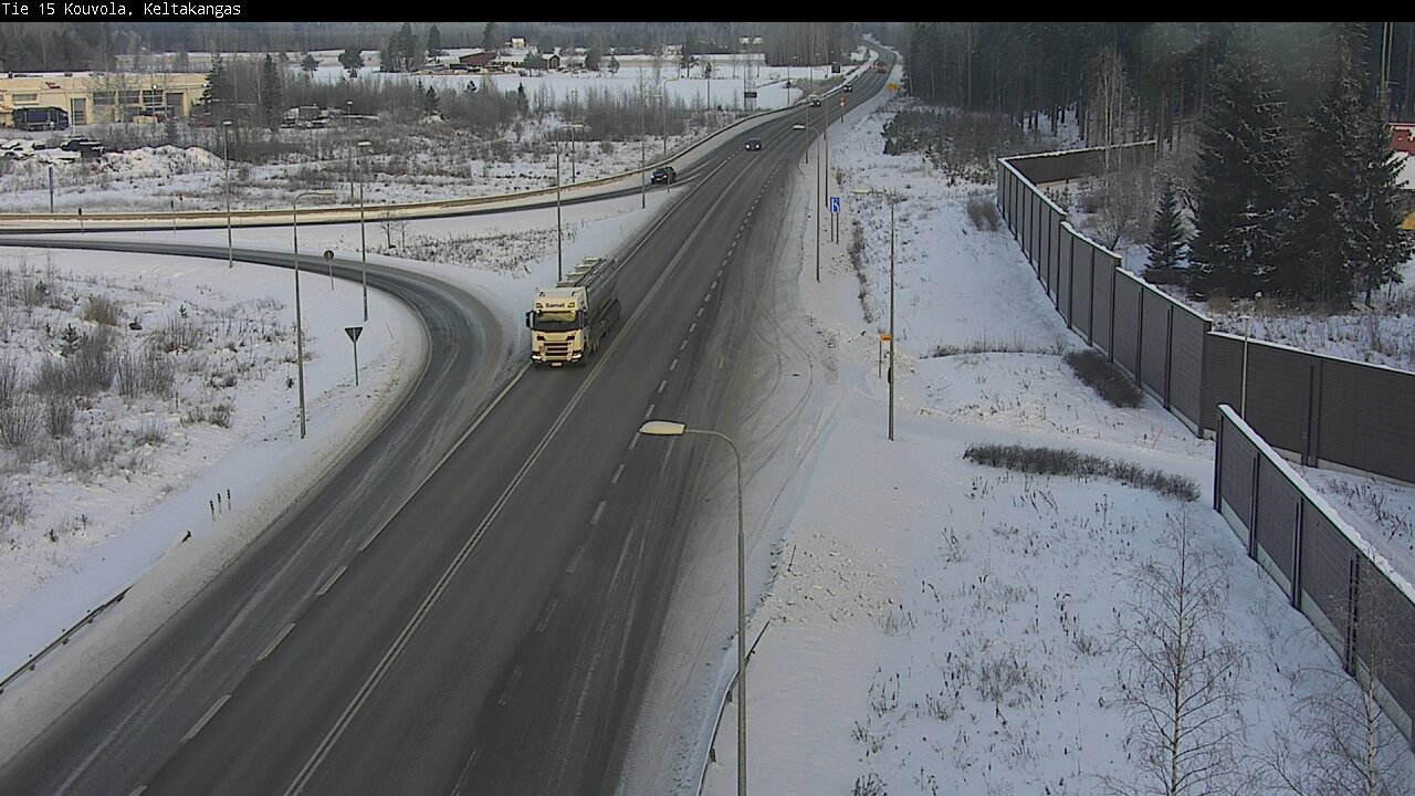 Weather Camera Image Väg 15 Kouvola, Keltakangas, Kouvola, Kymenlaakso