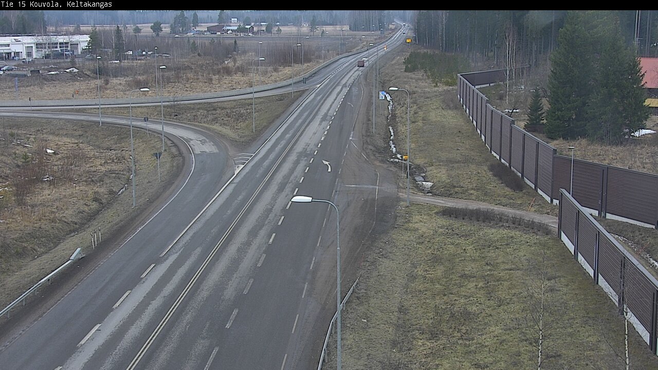 Weather Camera Image Väg 15 Kouvola, Keltakangas, Kouvola, Kymenlaakso