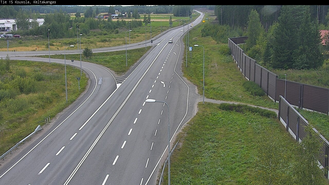 Weather Camera Image Road 15 Kouvola, Keltakangas, Kouvola, Kymenlaakso