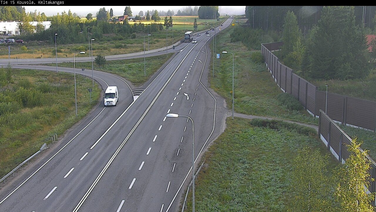 Weather Camera Image Road 15 Kouvola, Keltakangas, Kouvola, Kymenlaakso
