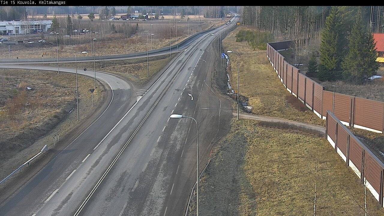 Weather Camera Image Väg 15 Kouvola, Keltakangas, Kouvola, Kymenlaakso