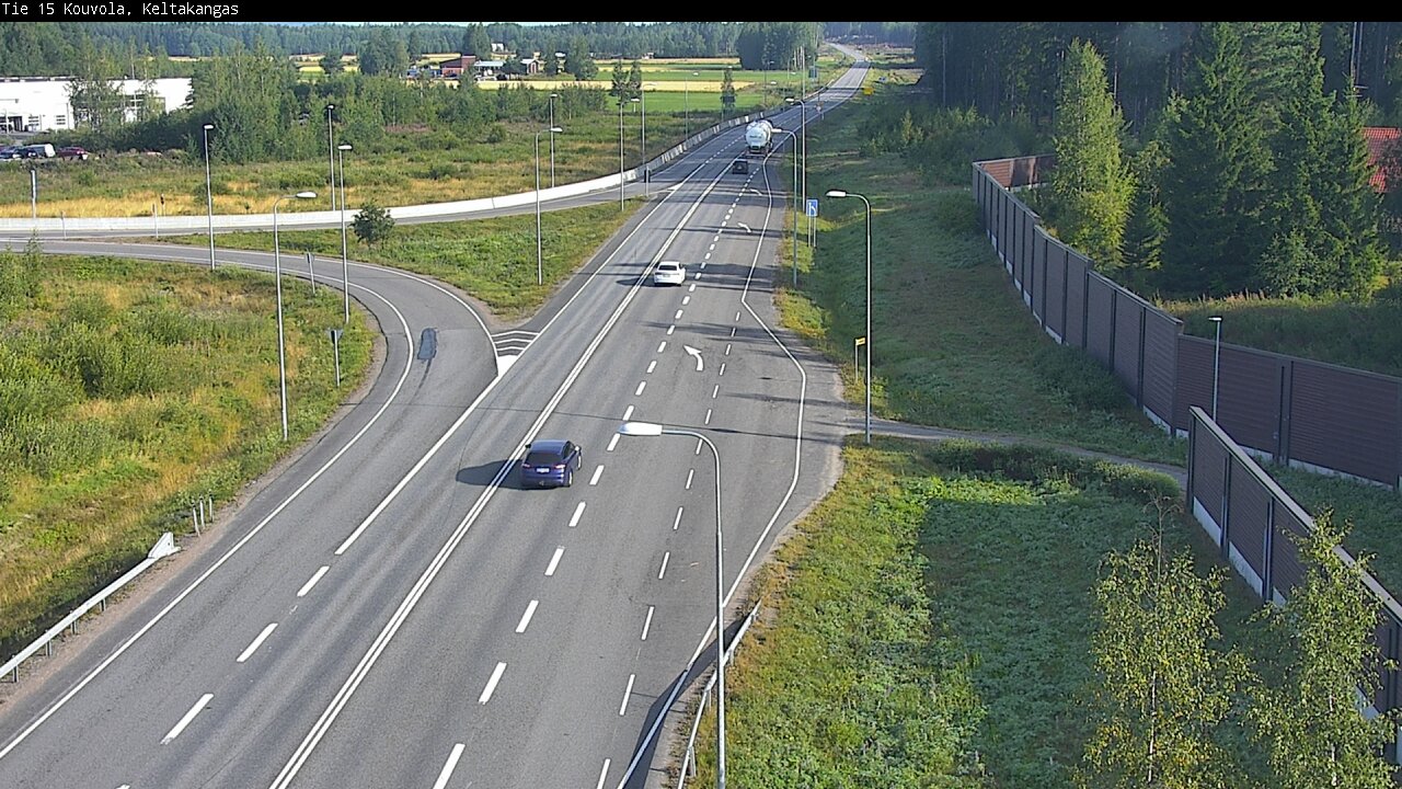 Weather Camera Image Road 15 Kouvola, Keltakangas, Kouvola, Kymenlaakso