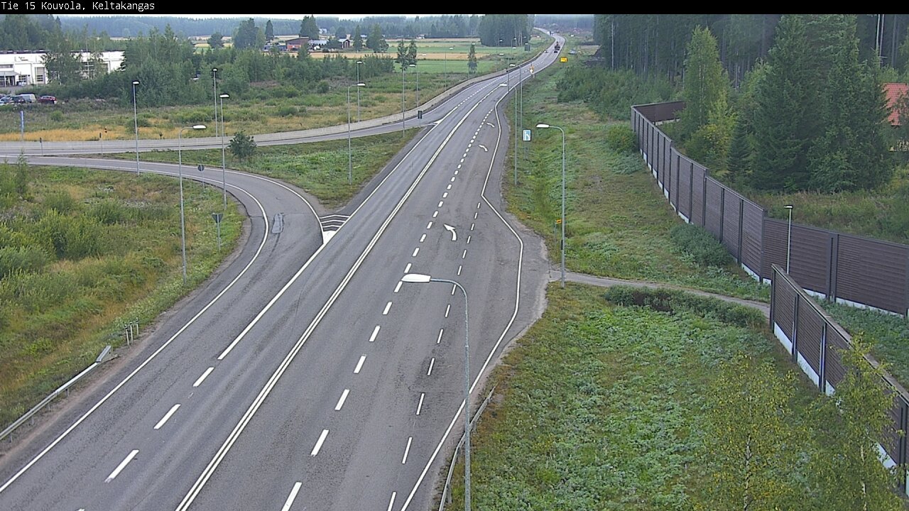 Weather Camera Image Road 15 Kouvola, Keltakangas, Kouvola, Kymenlaakso