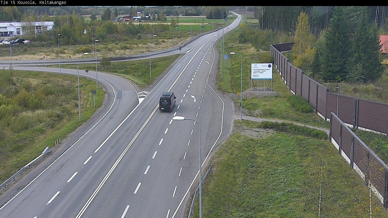 Weather Camera Image Road 15 Kouvola, Keltakangas, Kouvola, Kymenlaakso